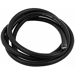 8AWG High Quality Black Silicon Wire - 1 Meter