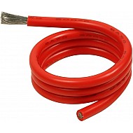 8AWG High Quality Red Silicon Wire - 1 Meter