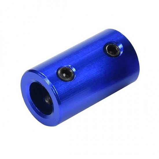 8x8mm Blue Aluminum Alloy Coupling for 3D Printers and CNC Machines