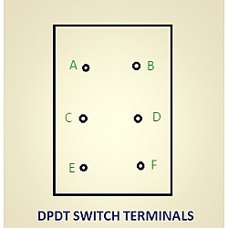 DPDT Switch for Wired Car Remote