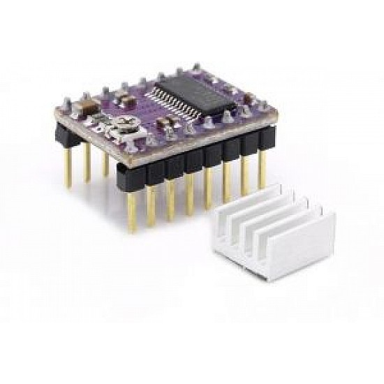 DRV8825 Stepper Motor Driver with Aluminum Heat Sink - Stepper Motor and Drivers - Motor and Driver