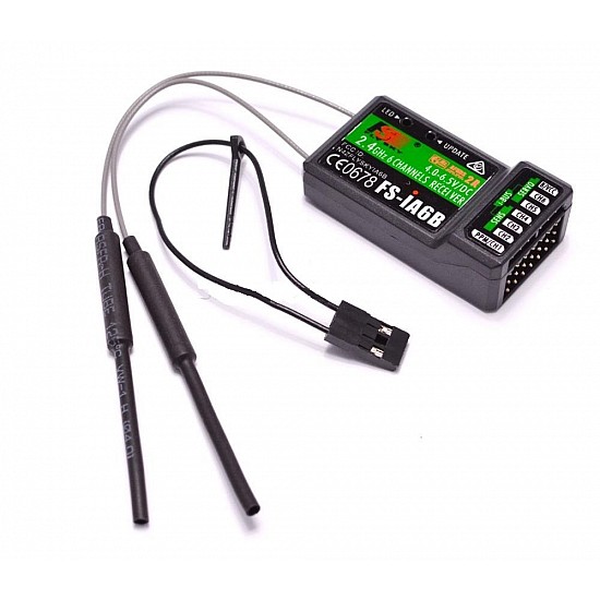 Flysky FS-IA6B RF 2.4GHz 6CH PPM output with iBus port receiver - Rc Remote - Multirotor