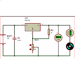LM317 Voltage Regulated IC