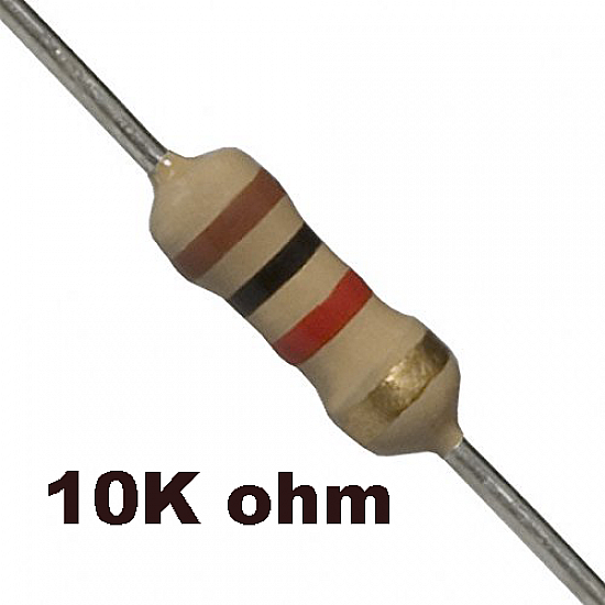 10K ohm Resistor - Resistors - Core Electronics