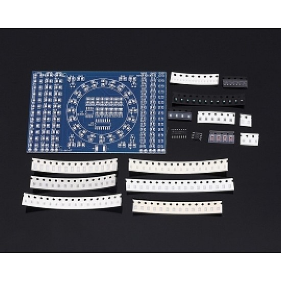 SMD rotating water lamp component welding practice board