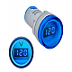 AD16 AC60-500V Mini LED Digital Display Voltmeter Indicator - Blue