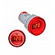 AD16 AC60-500V Mini LED Digital Display Voltmeter Indicator - Red