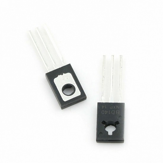 BD140 PNP Bipolar Power Transistor 80V 1.5A TO-126 Package