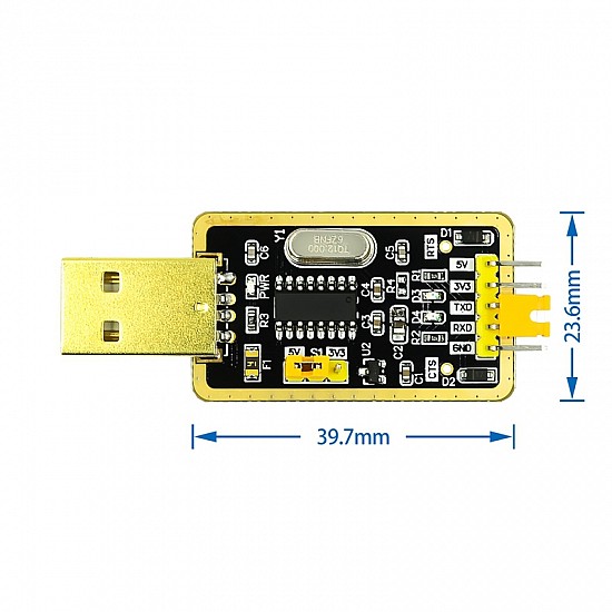 CH340G USB to RS232 TTL Auto Converter Adapter Module for Arduino