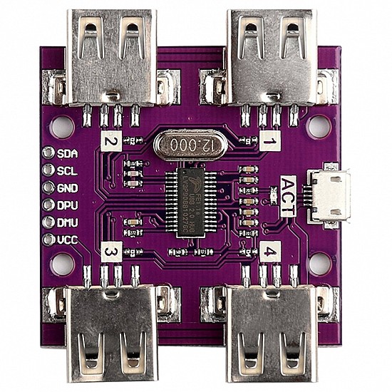 CJMCU-204 USB 2.0 HUB 4-Port High Speed Controller Module