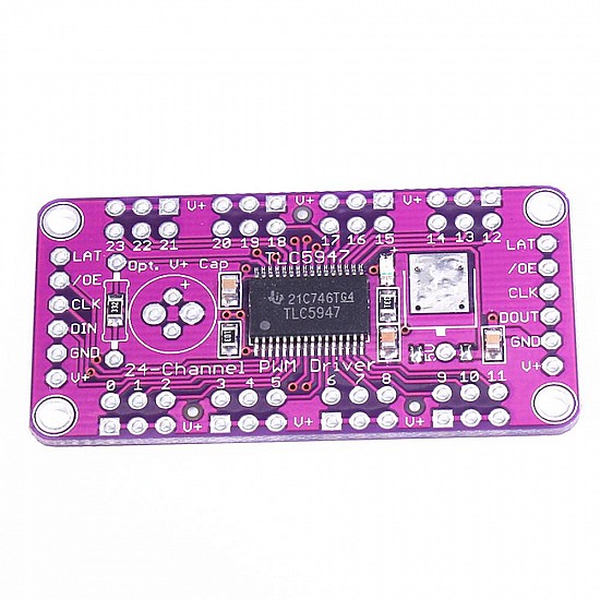 CJMCU TLC5947 12-Bit 24-Channel PWM LED Driver Module