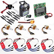 Quadcopter Drone Combo Kit for beginner (Motor + ESC + Propeller + Flight Controller + Frame + TX-RX flysky fsi6) -  ImportDukan