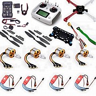 Quadcopter Drone Combo with Pixhawk Kit for beginner (Motor + ESC + Propeller + Flight Controller + Frame + TX-RX Flysky FSi6s (10 channel)+ Power module + Belt) |  ImportDukan