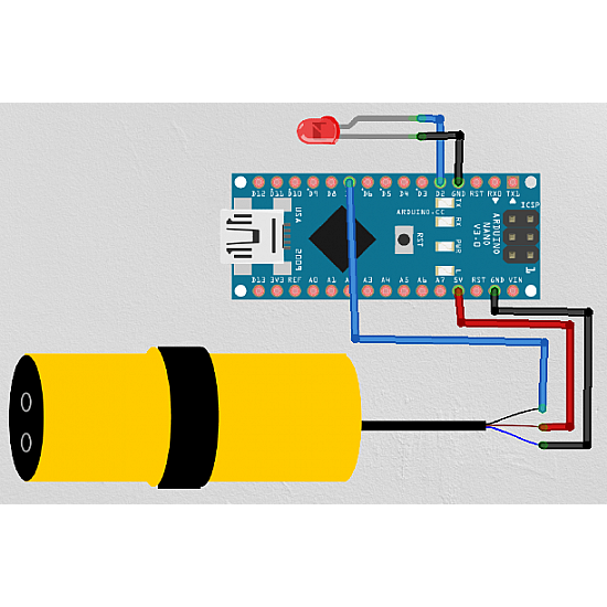 E18-D80NK Adjustable Infrared Sensor Switch 5V DC 10-80cm NPN NO