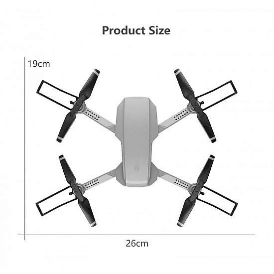 E88 Foldable 4K Mini Drone RC Quadrocopter With WIFI FPV Wide Angle HD Dual Camera