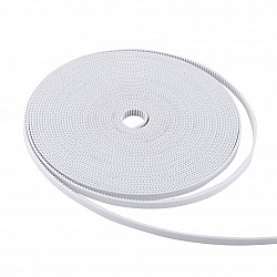 GT2 6mm White Open Loop Timing Belt for 3D Printer - 1 Meter