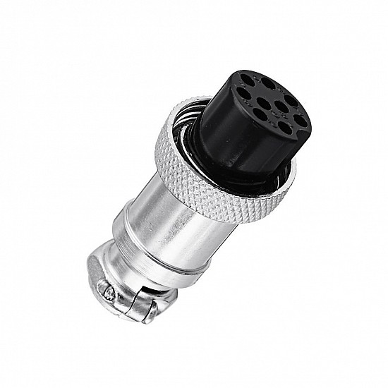 GX16 9-Pin Circular Aviation Socket Plug Male and Female Panel Connector