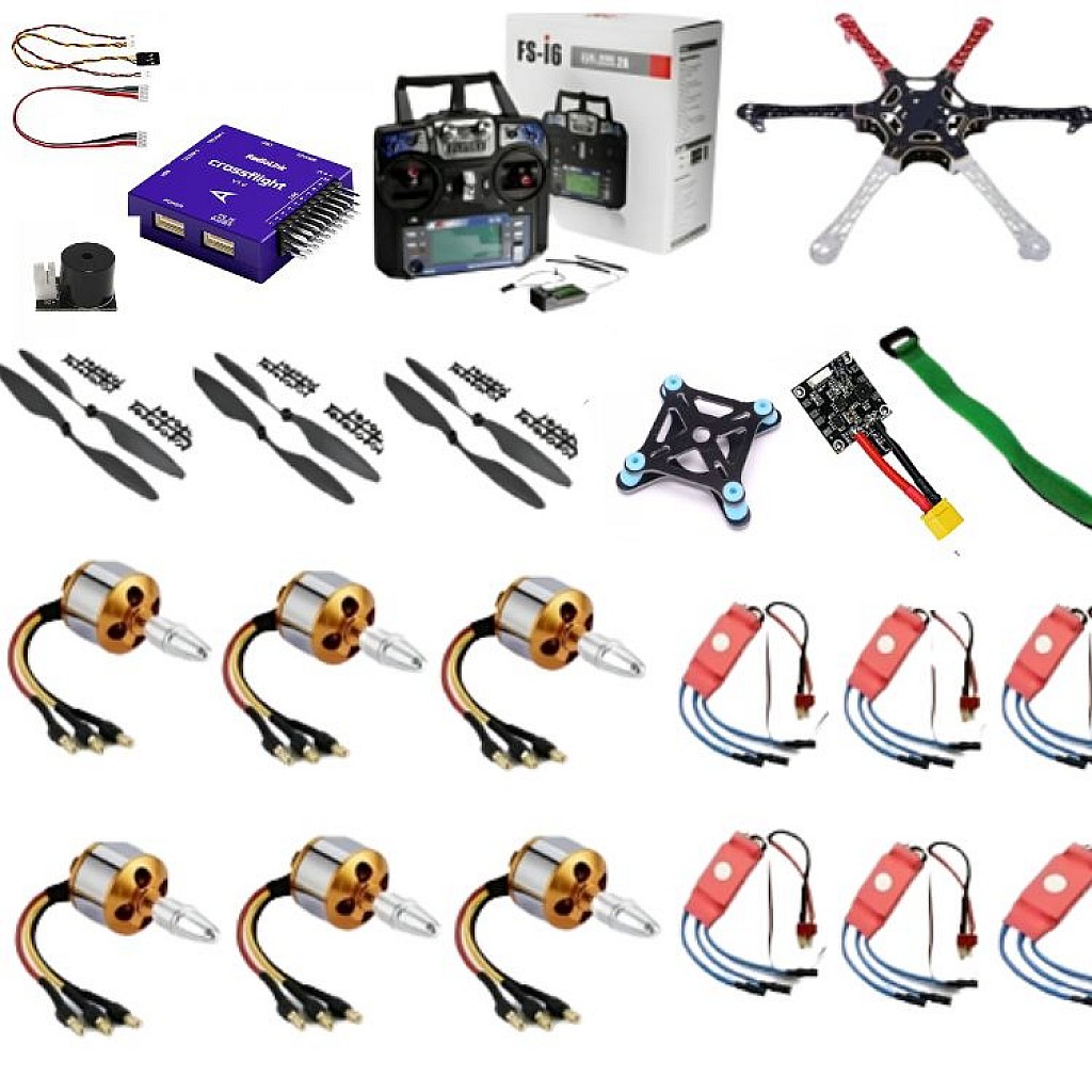 Hexacopter Drone Combo with radiolink Crossflight Kit (Motor + ESC ...