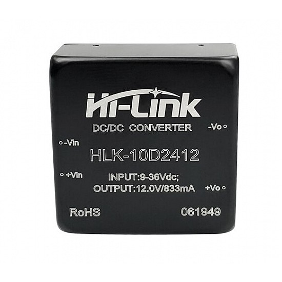 HLK-10D2412  12V/10W DC-DC Switch Power Supply Module