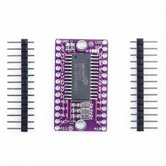 HT16K33 16X8 LED Dot Matrix Drive Control Breakout Module