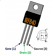 IRF840 N-channel 8A 500V Power MOSFET