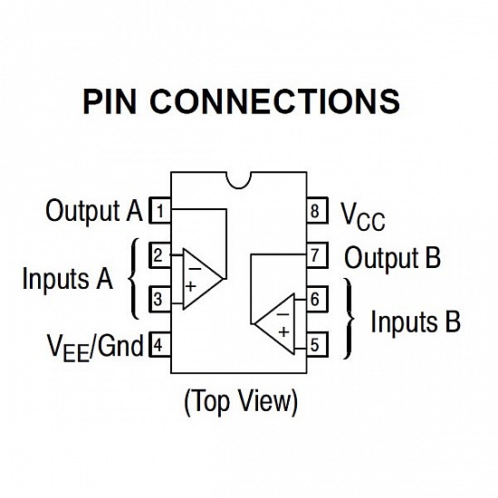 LM358 IC Low Power Dual Operational Amplifier Op Amp IC - Other - Arduino