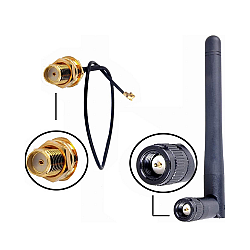 IPEX to SMA Female External Adapter + SMA Male Antenna for 2.4G WIFI Module