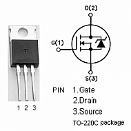 IRFZ44N Power MOSFET