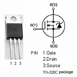 IRFZ44N Power MOSFET