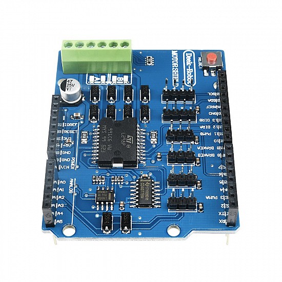 L298P 2A Dual Channel DC Motor Driver Shield Module