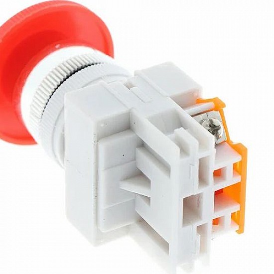 LAY37 01ZS 1 Normally Closed Self-Locking Mushroom Head Emergency Stop Switch