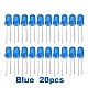 Blue LED 5mm Pack Of 20 (Light Emitting Diod) - Other -