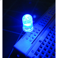 Blue LED 5mm Pack Of 10 (Light Emitting Diod)
