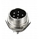 M12/GX12 6 Pin male Aviation Plug Connector