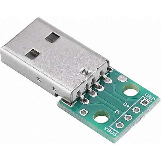 Male USB to Dip Mini 5P Plug Adapter Board