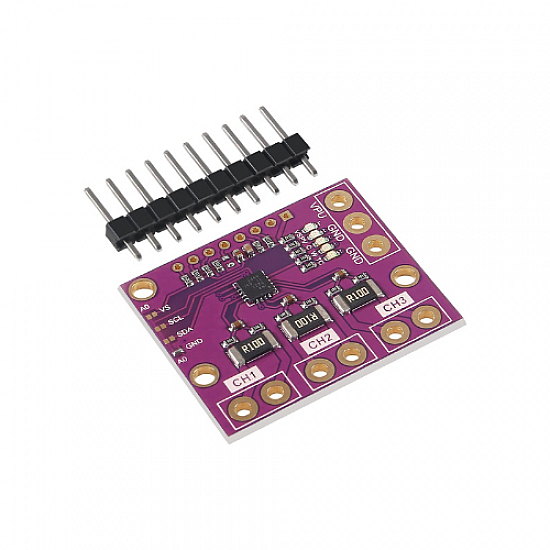 MCU-3221 INA3221 Three Way I2C Output Current Power Monitor