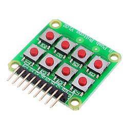 Micro Switch 2x4 Matrix Keyboard 8-bit Keyboard Module