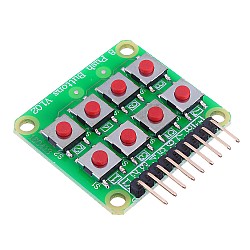 Micro Switch 2x4 Matrix Keyboard 8-bit Keyboard Module