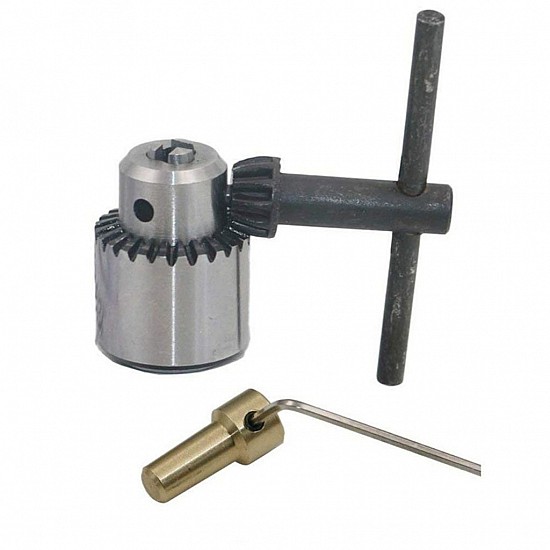 Mini Electric Drill Chuck 0.3-4mm JTO Taper Mounted Lathe PCB Drill Press for Motor Shaft Connecting Rod