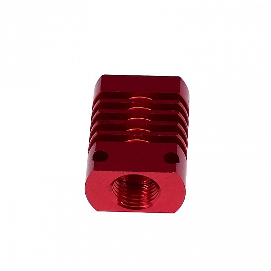 MK10 E3DV6 Heatsink Red Aluminum Block for 3D Printer