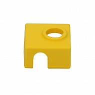 MK8 Aluminum Block Silicone Protective Cover for 3D Printer Yellow