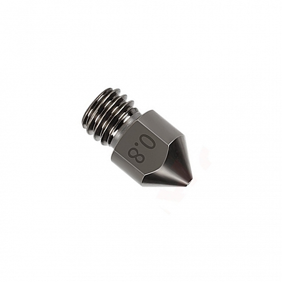 MK8 Hardened Steel 0.8mm Nozzle for 1.75mm Filament