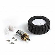 N20 Geared Motor Rubber Wheel Kit