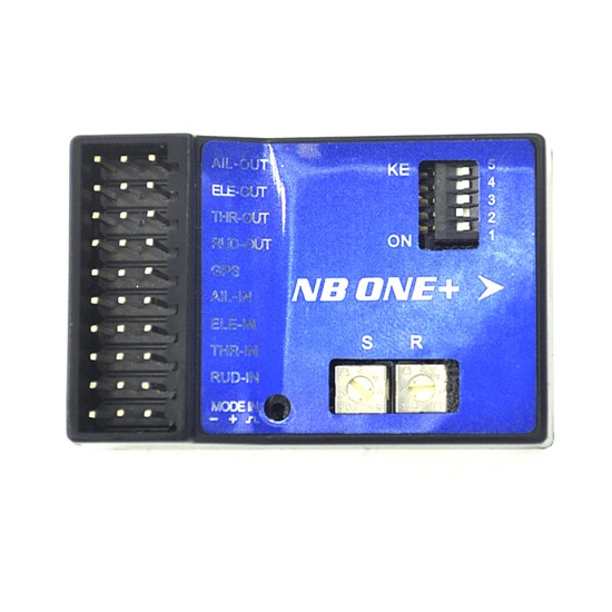 NB One+ 32 Bit Flight Controller Built-in 6-Axis Gyro with Altitude Hold Mode + GPS Module for FPV RC Fixed wing