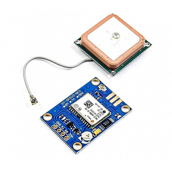 NEO-M8N GPS Module with Ceramic Active Antenna