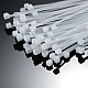 Nylon Flexible White 100pcs Straps 150 mm X 2.5 mm Cable Tie