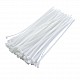 Nylon Flexible White 100pcs Straps 250 mm X 4.0 mm Cable Tie