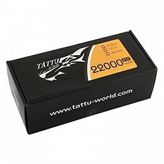 Original Tattu 22000mAh 25C 22.2V 6S1P LiPo Battery with XT90-S Connector