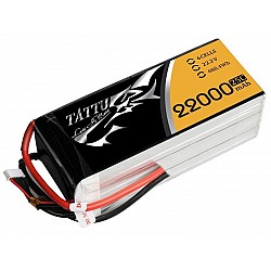 Original Tattu 22000mAh 25C 22.2V 6S1P LiPo Battery with XT90-S Connector