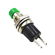 PBS-110 Push Button Switch Press Through - Green